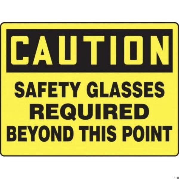 Accuform OSHA CAUTION SAFETY SIGN EAR MPPE778XT MPPE778XT - main